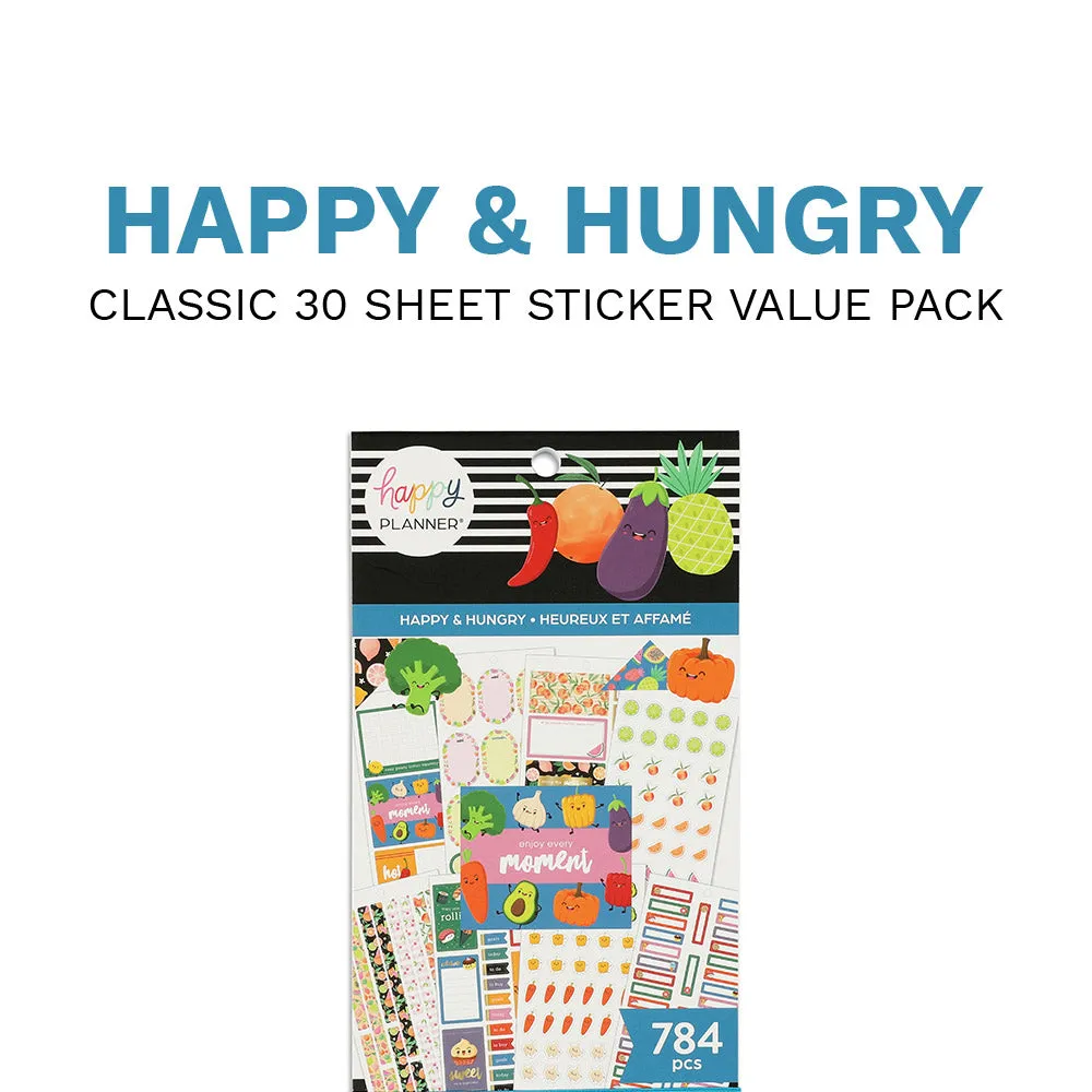 Value Pack Stickers - Happy & Hungry Food