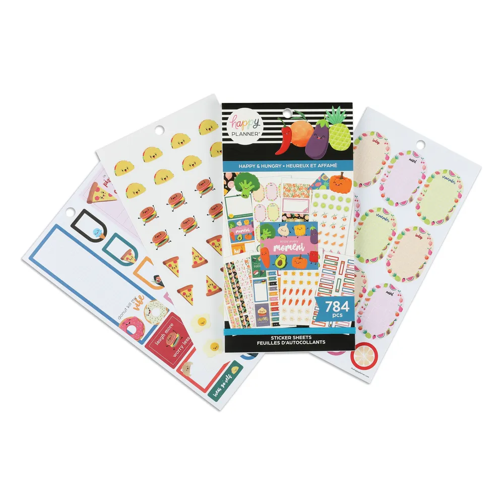 Value Pack Stickers - Happy & Hungry Food