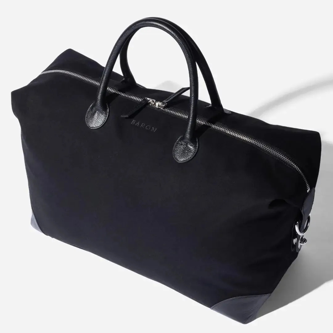 Weekend Bag - Black Canvas by Baron