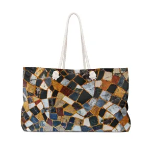 Weekender Tote Bag, Mosaic Multicolor Illustration